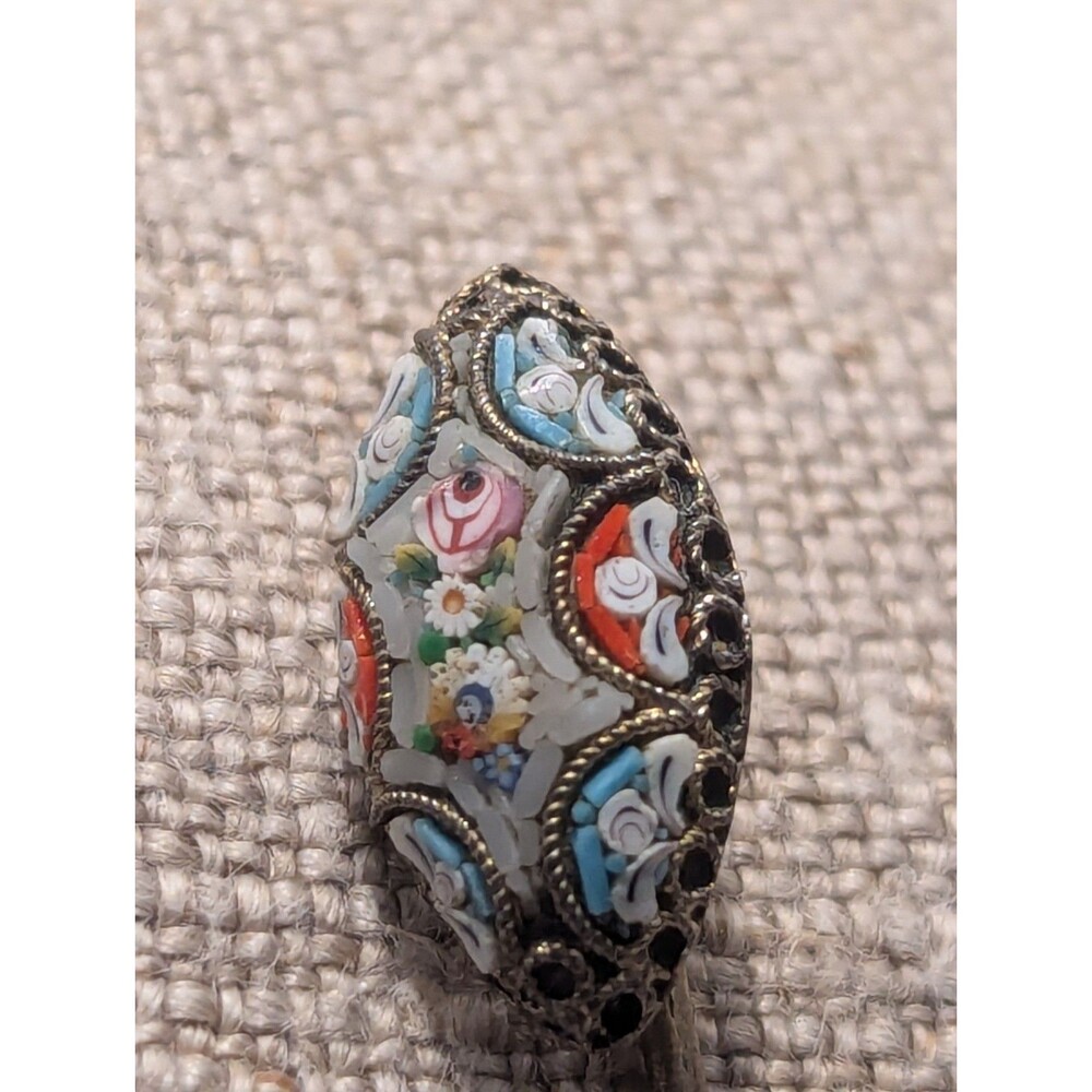 19th C. Estate Micro Mosaic Stick/Hat Pin